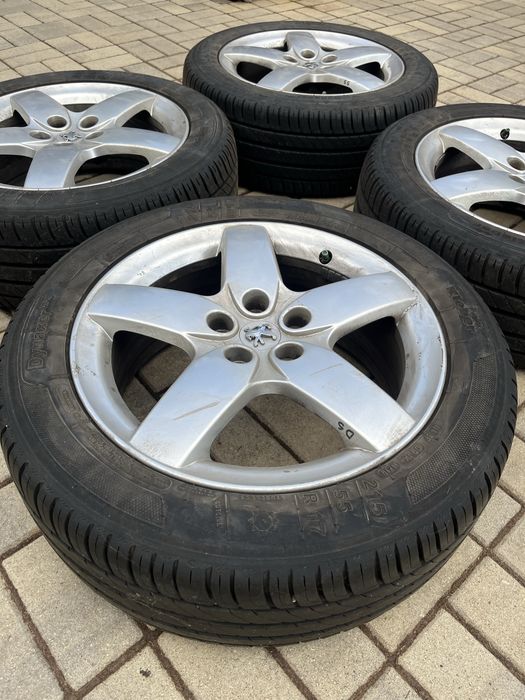 Jante aliaj si cauciucuri vara Peugeot 407 215/55/R17