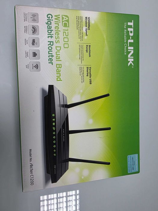 Безжичен рутер TP-Link AC1200 / Router wireless TP-Link Archer AC1200