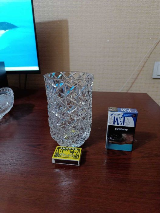 Ваза. Конфетница. Салатница. Хрусталь.