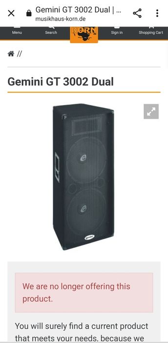 Boxe gemini3002 doua bucati