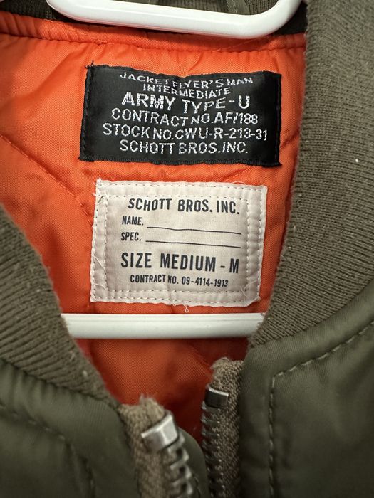 Geaca Bomber Schott NYC Kaki M