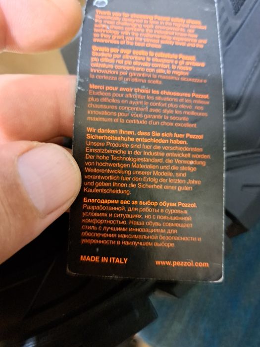 Работни обувки PEZZOL 43 номер Италиански