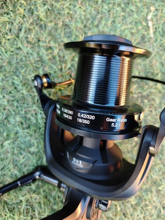 Set 4 mulinete Robinhan TM80, cu 10 rulmenti, tambur metalic LongCas