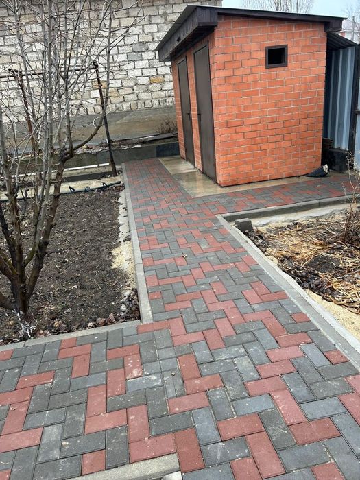 Брусчатка укладка