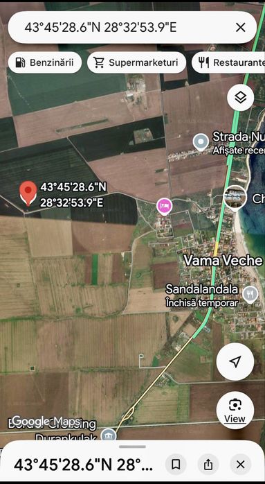Persoana fizica, vand teren extravilan Vama Veche