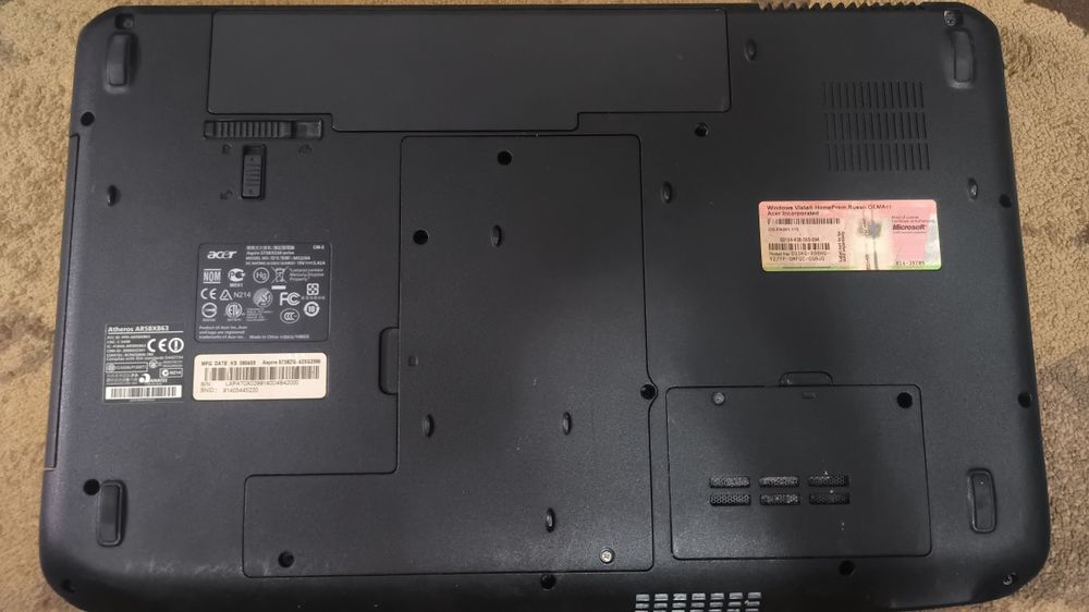 Acer aspire 5738zg