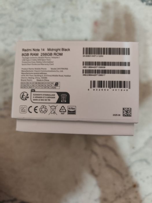 Продам Redmi not 14 8 256gb