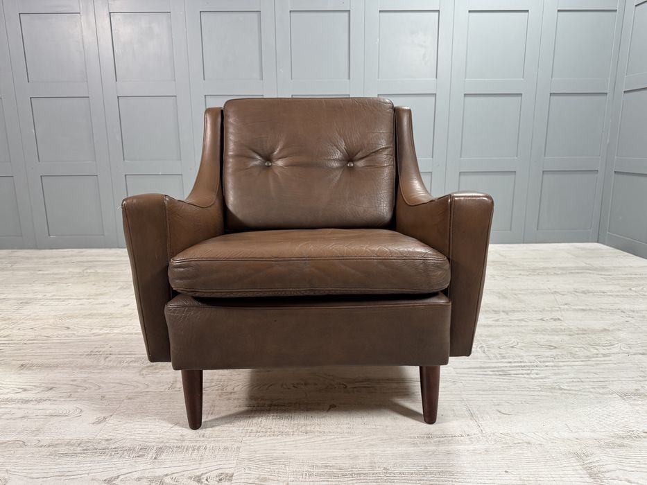 Кожено датско кресло от Georg Thams от 70-те Д1122