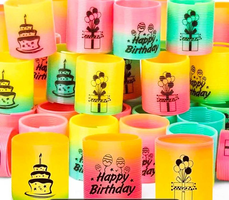 Детска Мини цветна пружина за игра Вълшебна