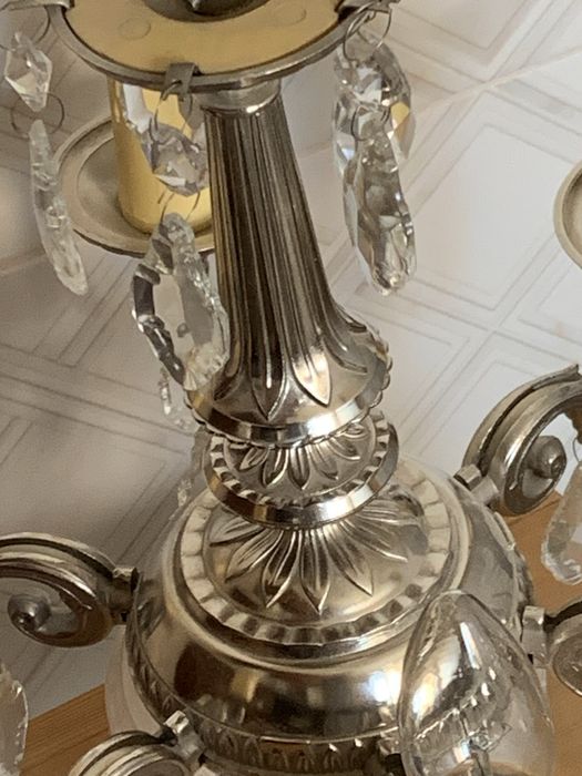 Советская хорустальная люстра  6 рожков