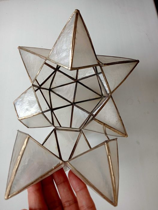 Светильник плафон из капиза