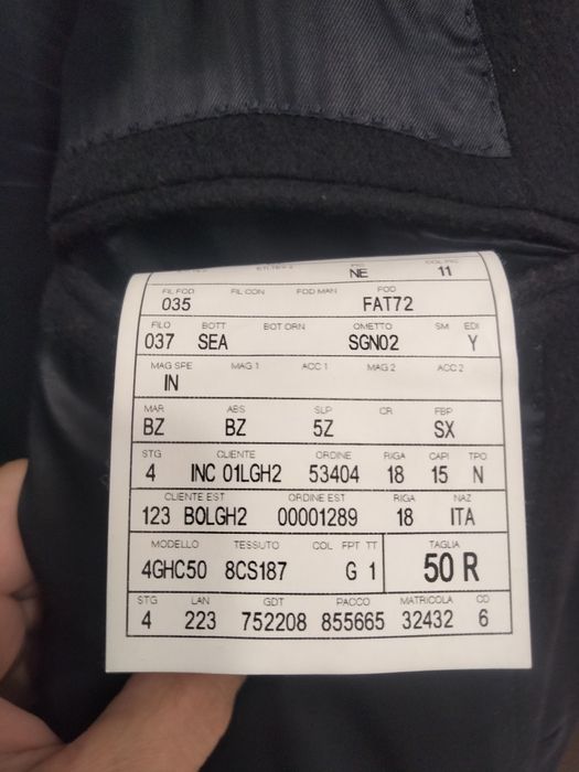 Zegna пальто 50 _52 темносинее