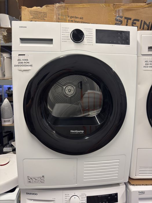 Uscator de rufe cu pompa de caldura Samsung DV91DG52A0AE 9kg  cu factura si garantie 12 luni