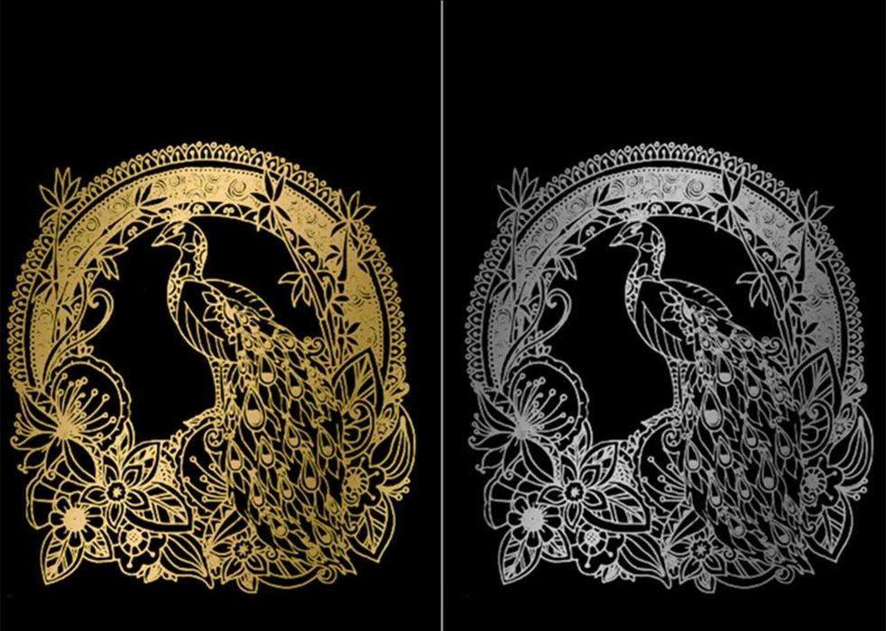 СКРЕЧ хартия ДЪГА СВЕТЕЩА ХОЛОГРАМНА ЕДНОЦВЕТНА Материали за CNC лазер лазерно гравиране рязане