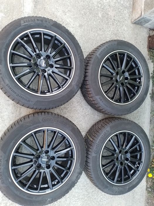 Jante 5×112 r17 et30 anv 225/55/17 m+s Audi A5,A4,A6 vw,Mercedes
