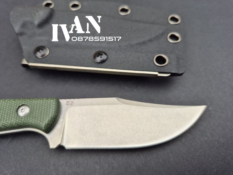 Тактически нож стомана D2 дръжка G10 кания KYDEX