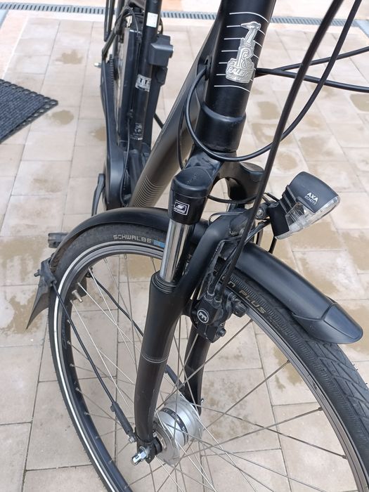 Bicicleta electrica reilegh echipare shimano roti 28