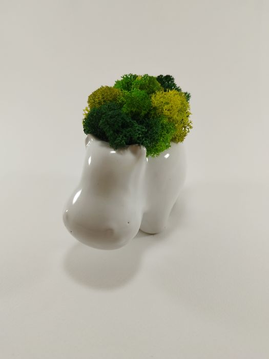 Керамични фигури със скандинавски мъх