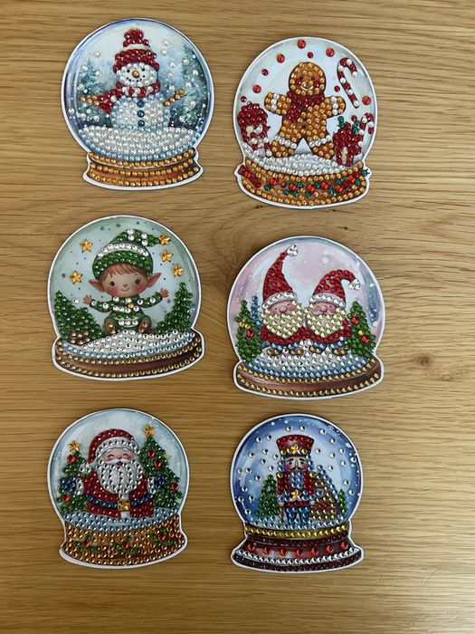 Коледни диамантени магнитчета