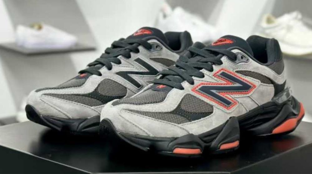 Нови мъжки маратонки New Balance 9060 черно сиво