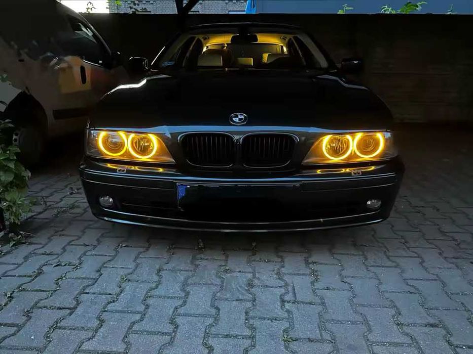 Led Marker Angel Eyes 20W DRL Canbus E39 E87 E60 E61 E83 E53, GALBEN