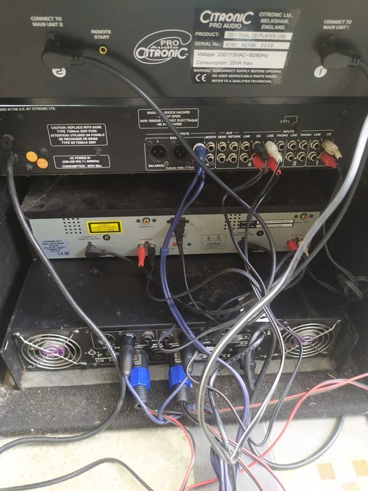 Крайно стъпало + миксер + cd player - Citronic