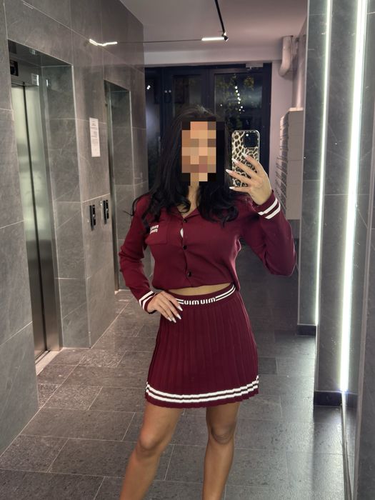 Compleu (Fusta+Bluza) din pulover Colectia 2026