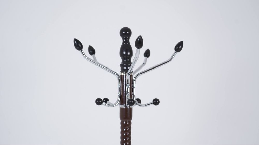 Гардеробная напольная вешалка с мраморным основанием