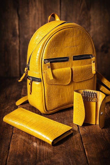 Рюкзак кожа, Аrt Caravan