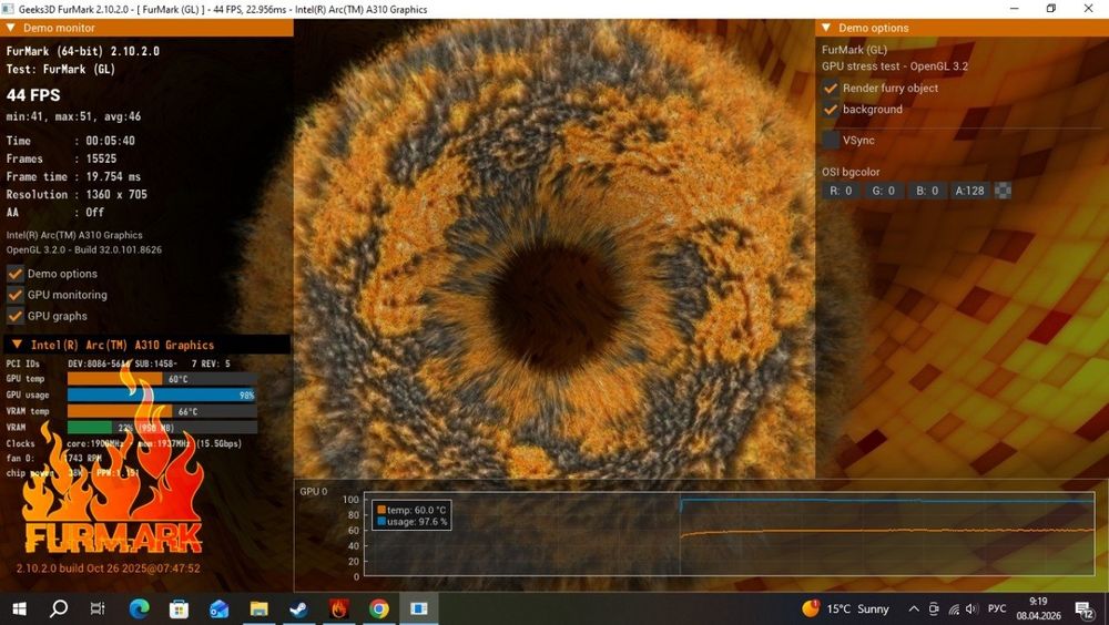 Видеокарта Intel Arc A310 Gigabyte 4GB