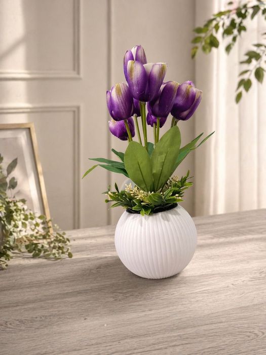 Xona, bino va muassasalarga suniy gullar toʼplami.Xonangiz atmosf