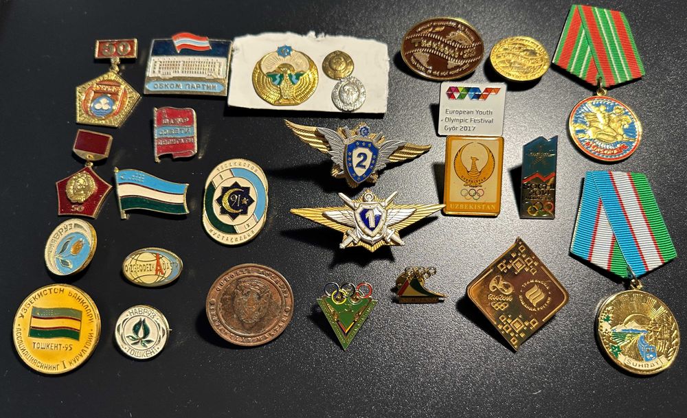 Значки Ленинские и другие Тяжелые