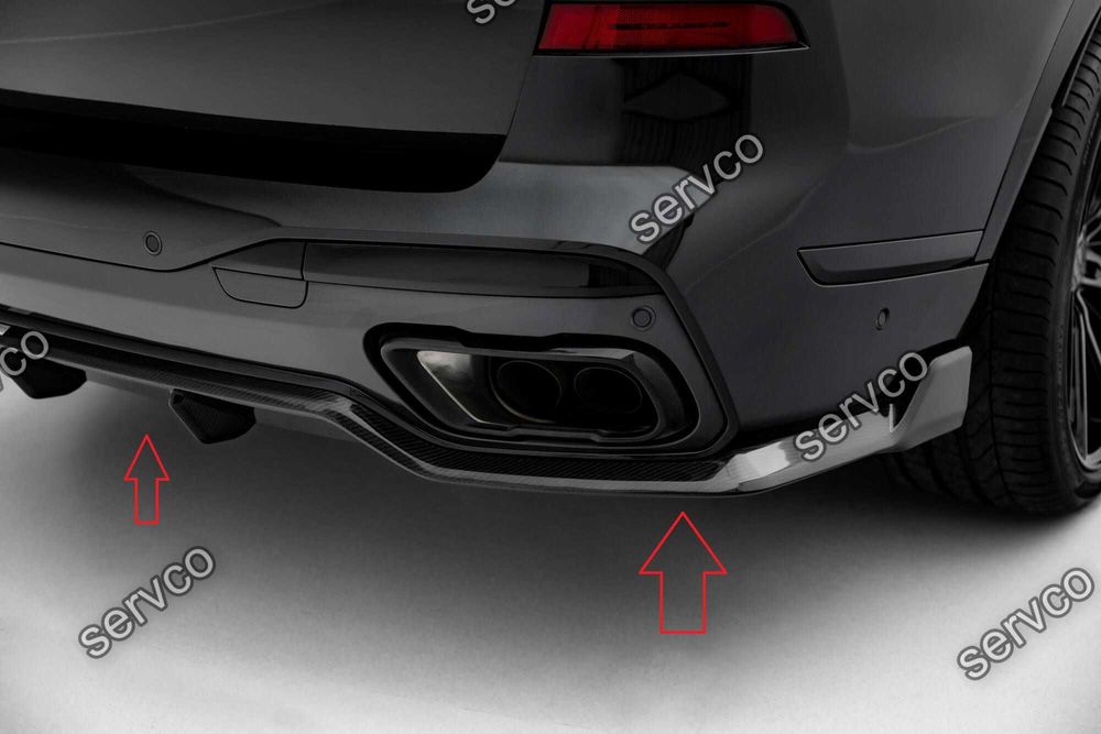 Prelungire bara spate Bmw X7 M-Pack G07 Facelift 2022 v3 Maxton Carbon