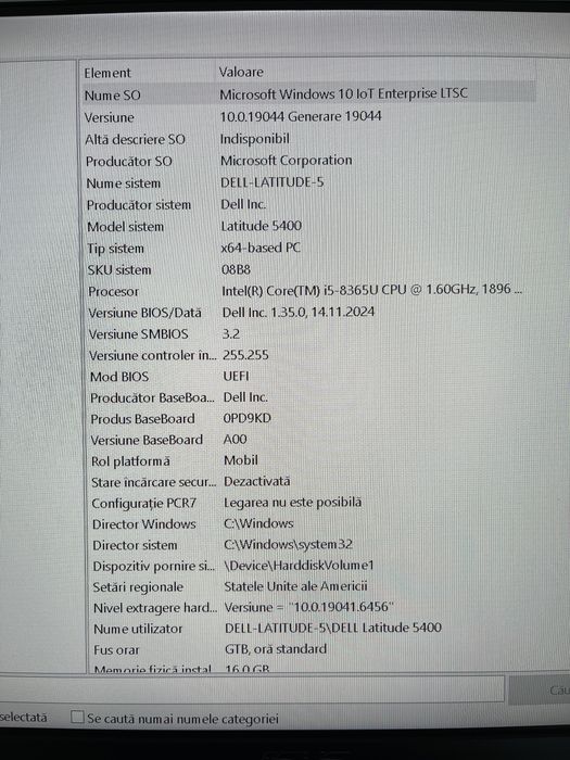 Vând Laptop Dell Latitude 5400