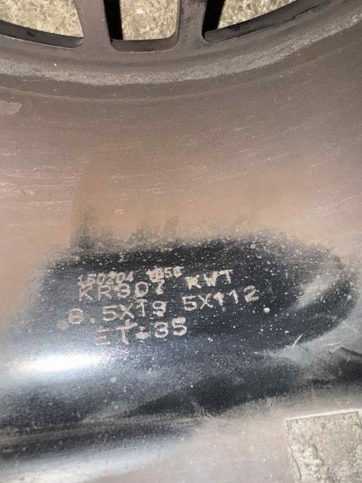 19 Цола 5х112 джанти Vw Golf Passat Audi Mercedes Skoda