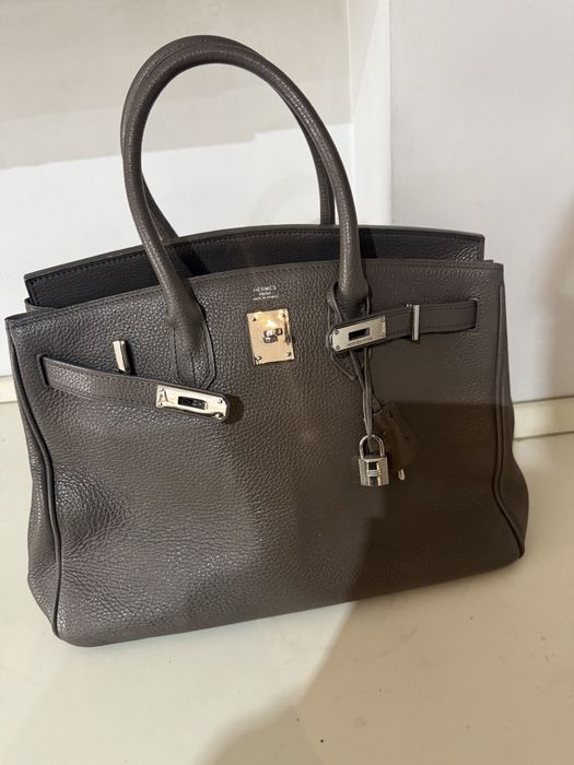 Geanta piele naturala 30 cm