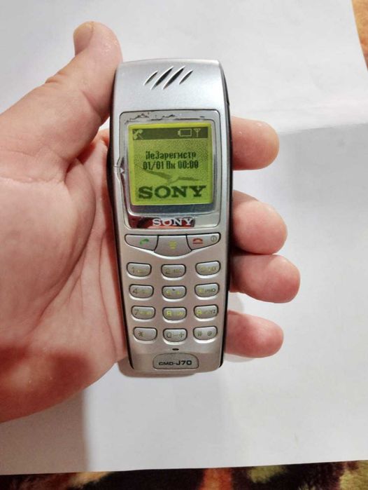 Sony j70, телефон, кнопочный, ретро