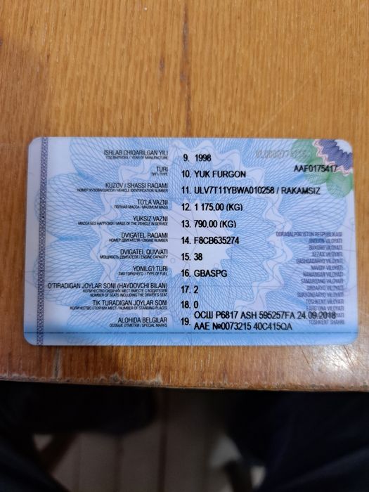 Damas VAN xolat yaxshi