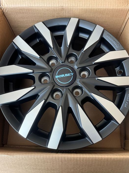 Vând jante aliaj Borbet Mercedes sprinter 6x130 pe 16”