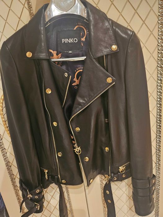Кожена яке пинко
