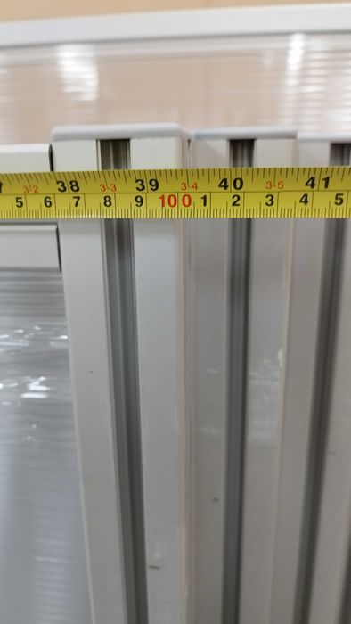 Алуминиева преграда / паравани между бюра 100/168см