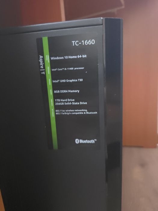 Acer Aspire TC-1660 Intel