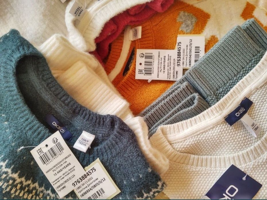 Супер намаление*НОВО* Окайди / Okaidi пуловери 12-13г.- 40лв/100лв