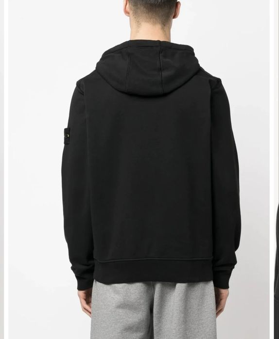 Stone Island Logo-Patch Hoodie  мъжки суичър оригинал