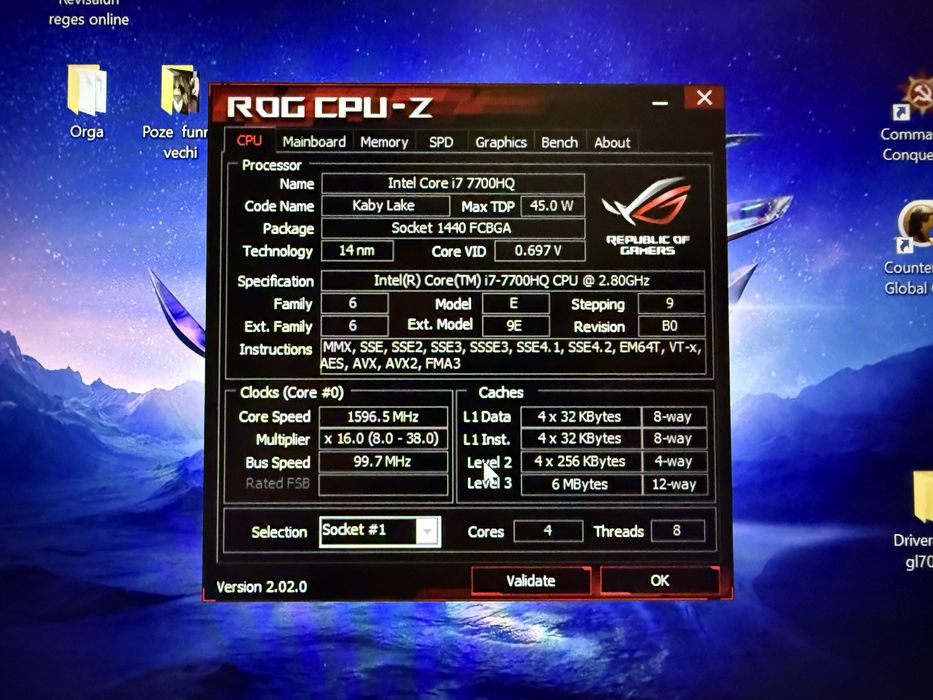 Laptop Asus Rog Strix GL703 VM