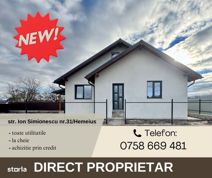 Casa noua in Hemeius – de vanzare