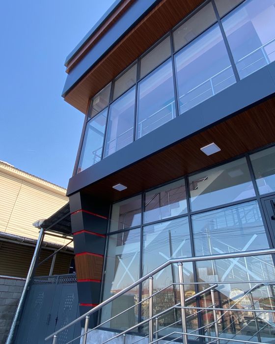 Алюкобонд установка монтаж алюкабонд демонтаж фасад парапед ...