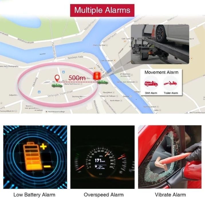 Gps -Tracker -urmarire auto/ moto,alarma,spion