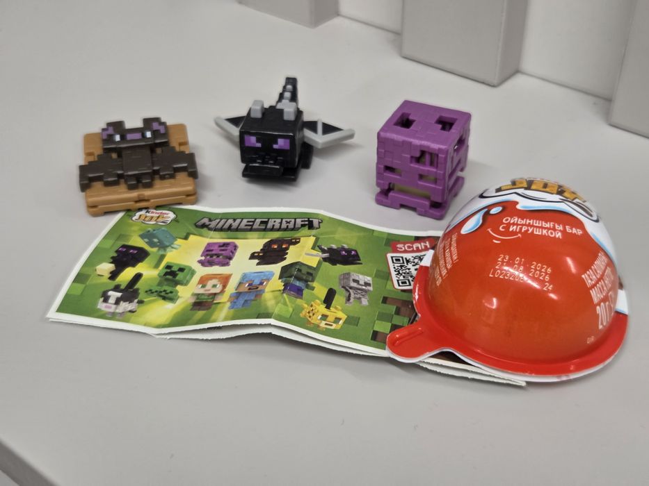 Kinder joy minecraft майнкрафт игрушки