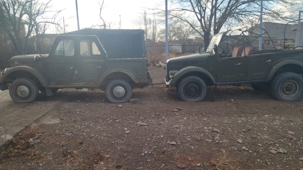 Газ-69  ретро автомобиль